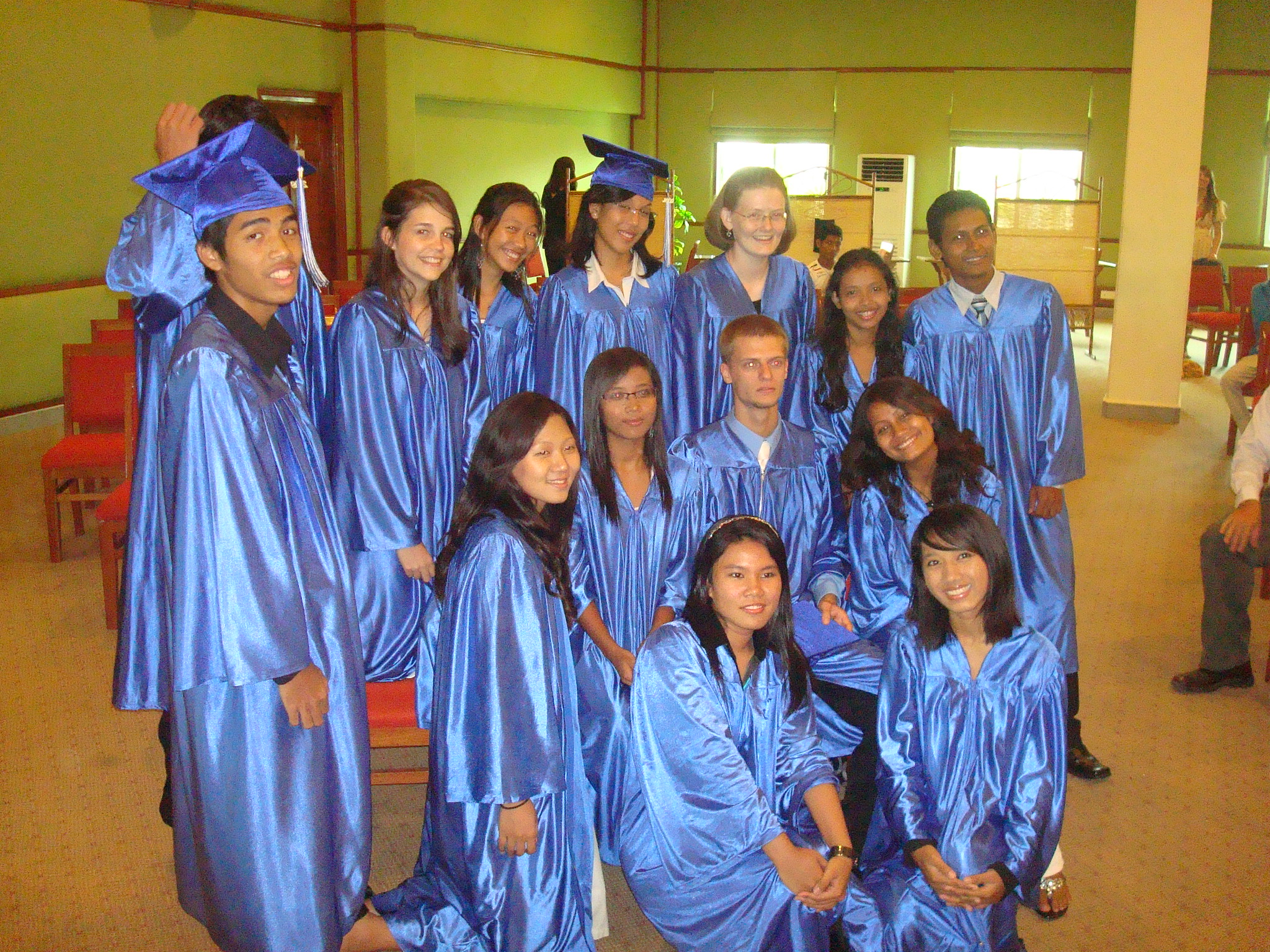 First graduation ceremony at Logos International School in 2008